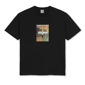 Polar Skate Co. T-shirt Skeleton Kid Black